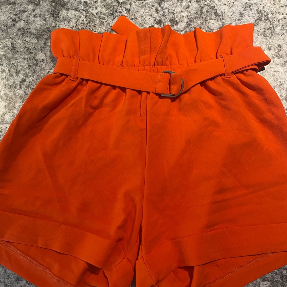 Orange Fashion Nova Shorts